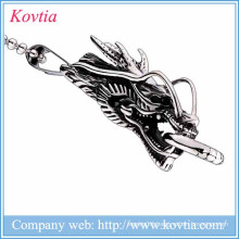 new products 2015 dragon pendant stainless steel jewelry titanium steel necklace